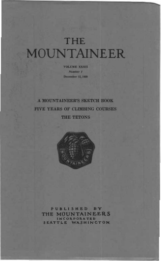The Mountaineer 1939 cover